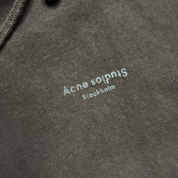 Acne Studios Black Lilly SS18 Designer Hoodie Size Medium - Picture 3 of 9